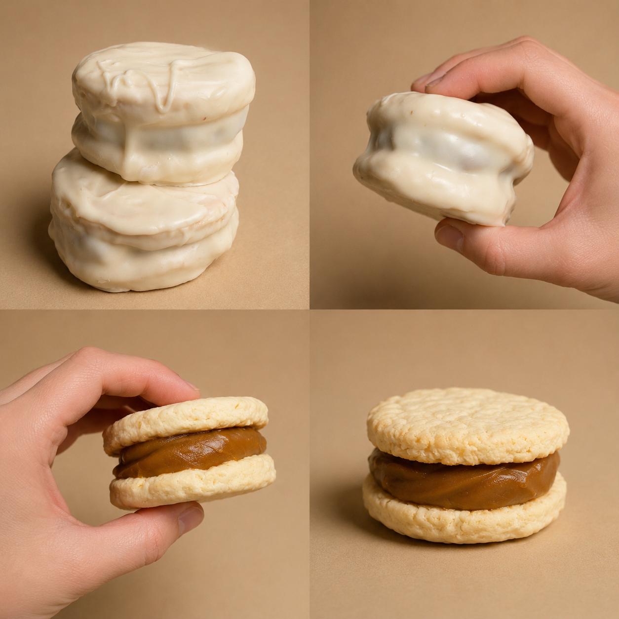 Alfajor TRANKA en mano
